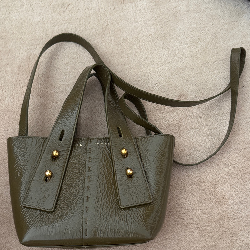 Olive Green Frame Les Second Mini Bag